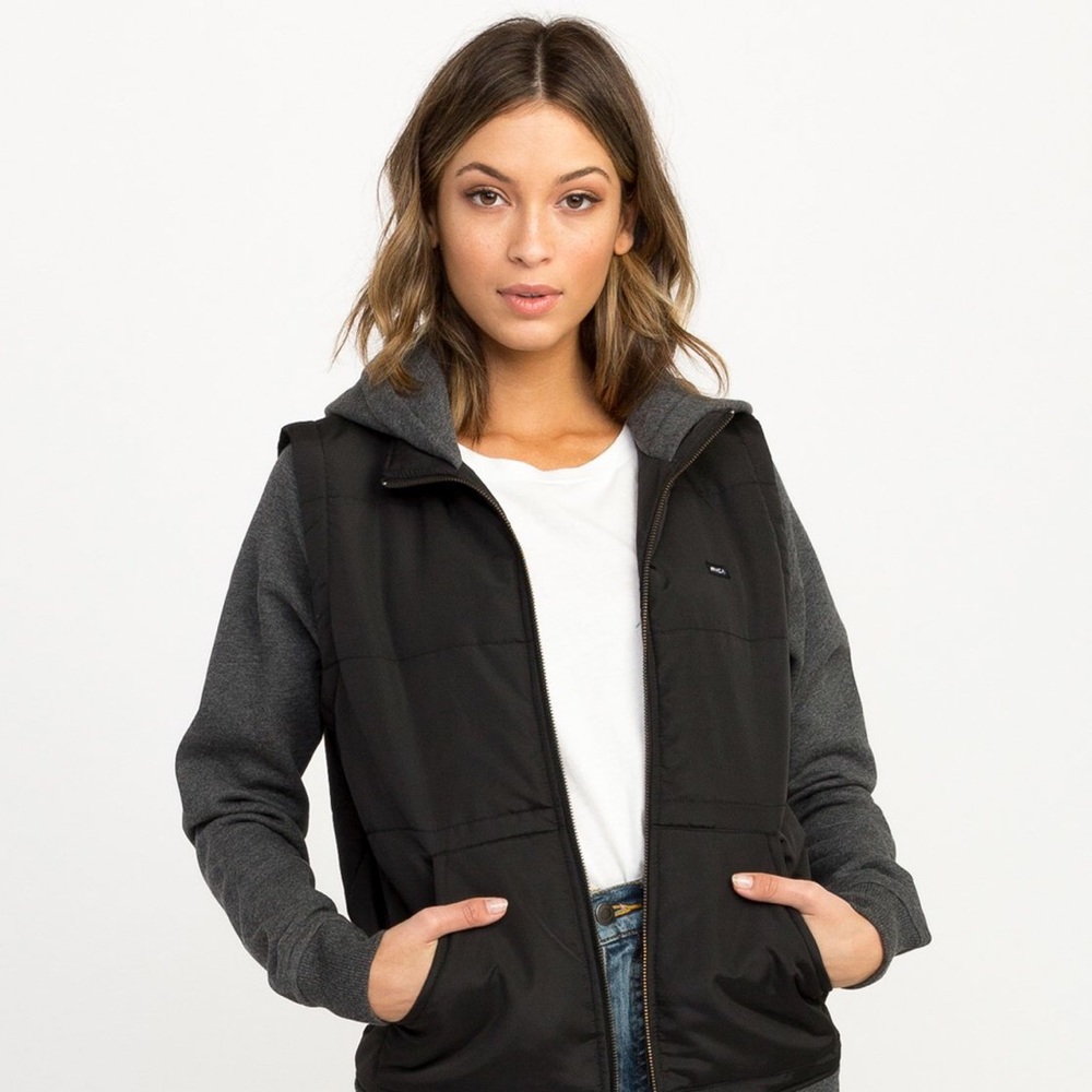 RVCA Quilted fleece jacket 🌻